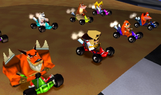 التحدي في لعبة كراش crash team racing