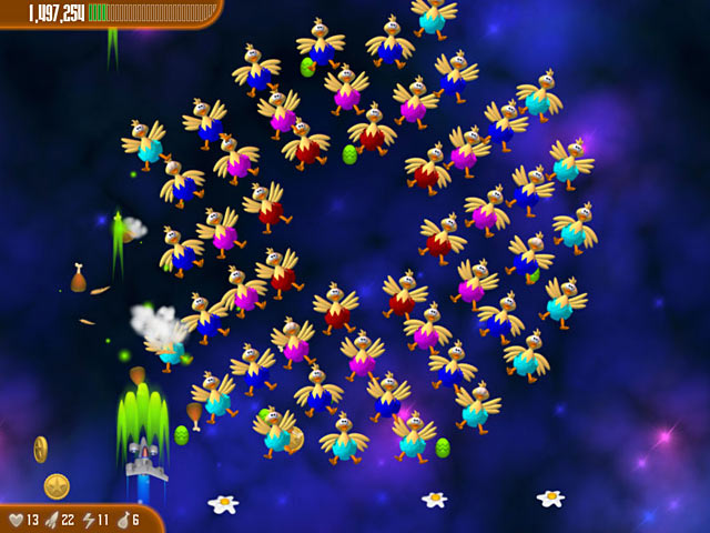 شهرة لعبة Chicken Invaders 3