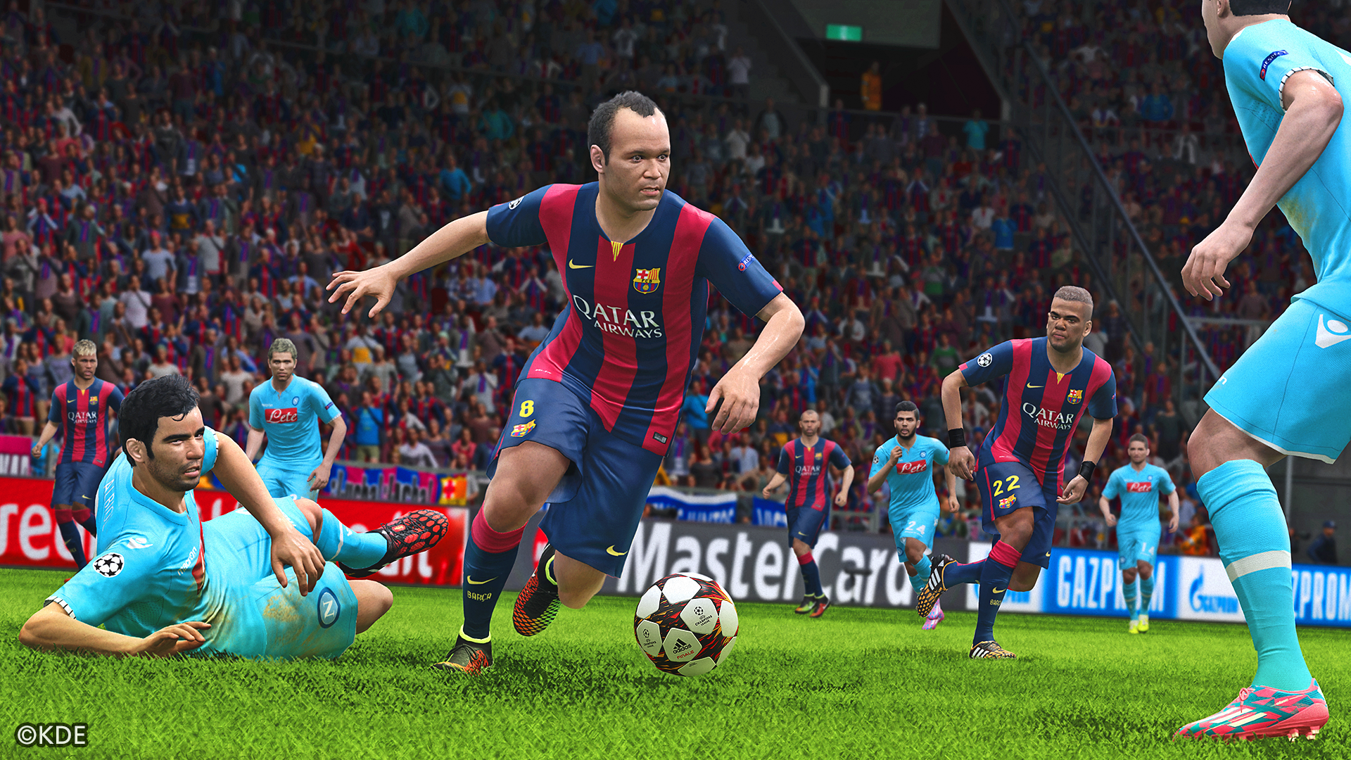 التحديثات في لعبة بيس 2015 PES للكمبيوتر