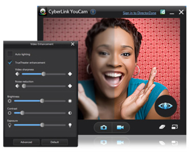 خواص برنامج CyberLink YouCam المتنوعة