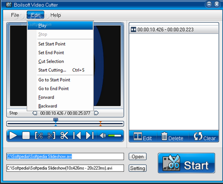 صورة من واجهة تحميل برنامج Boilsoft Video Splitter