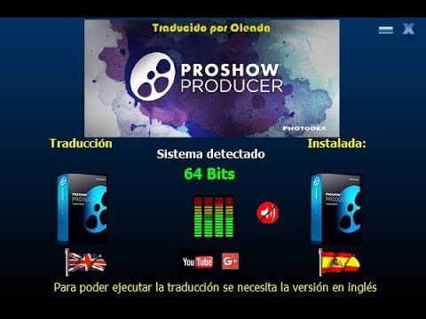 تعدد اللغات في برنامج Proshow