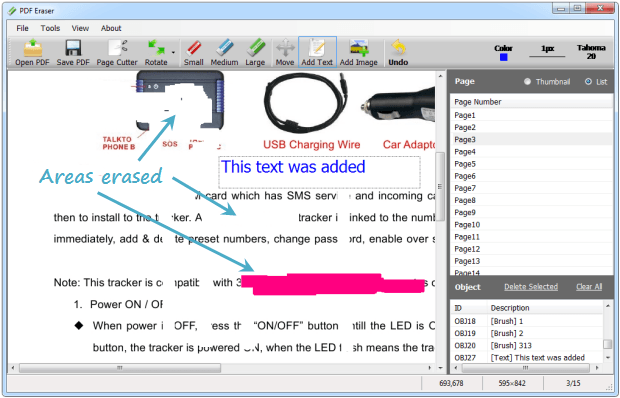 قدرة برنامج PDF Eraser علي حذف اي ملف